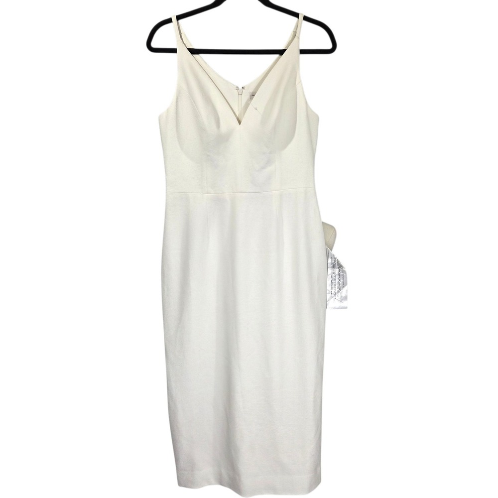 Dress the Population White Bodycon Cocktail Dress Sz.Med Sleeveless  Lyla NWT